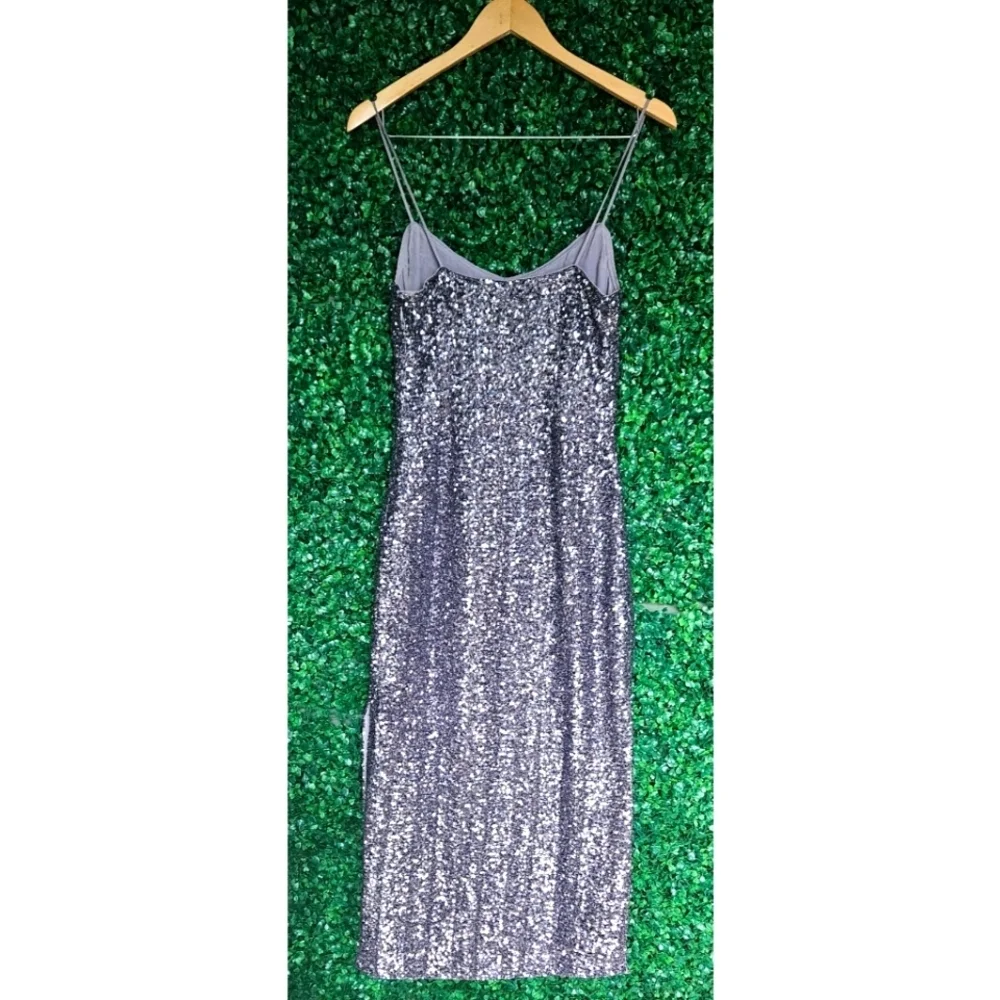 J.Crew Sequin Floor-Length Slip Dress